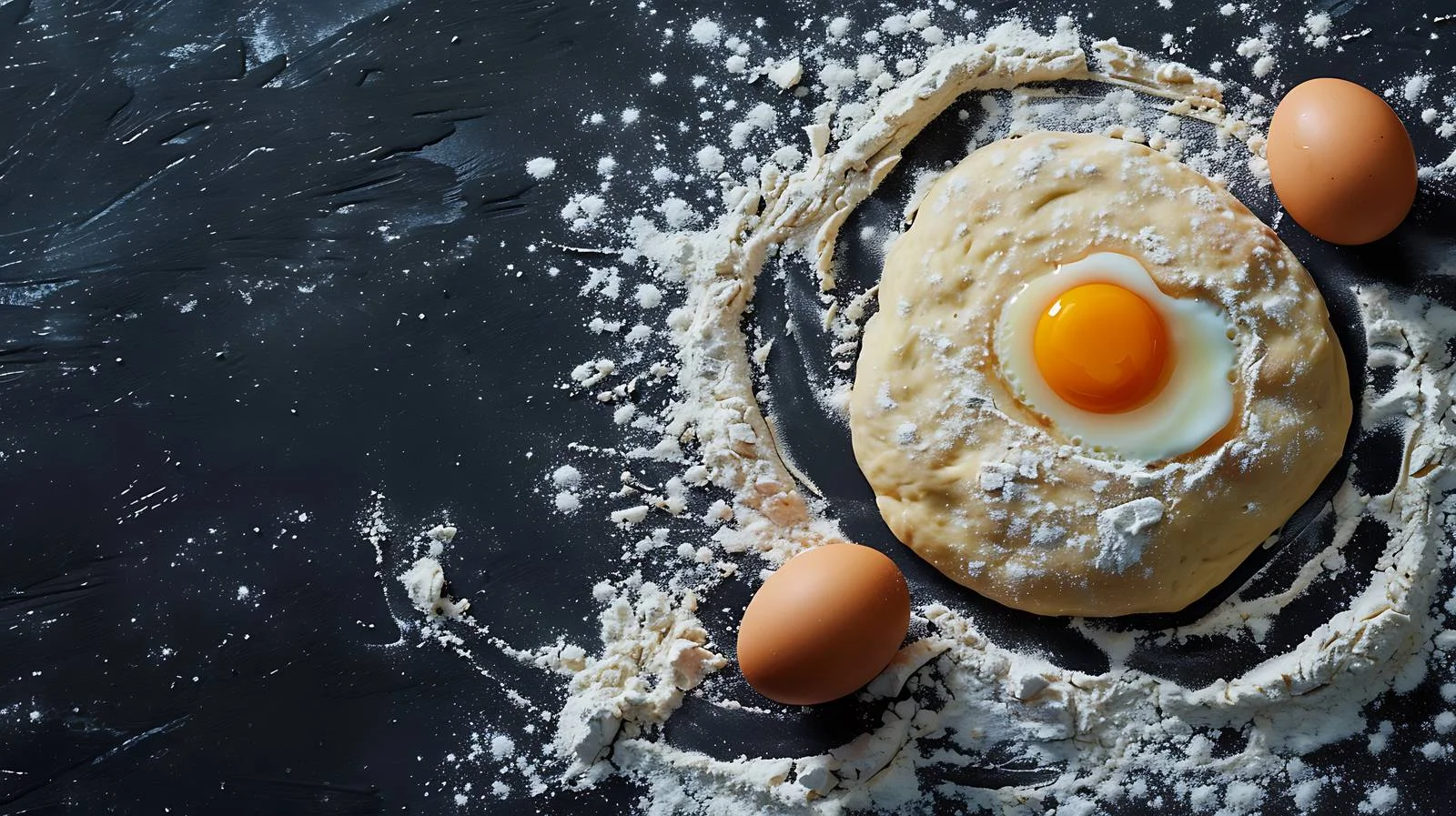 Raw Dough for Bread or Pizza Preparation — free download from Dotvec