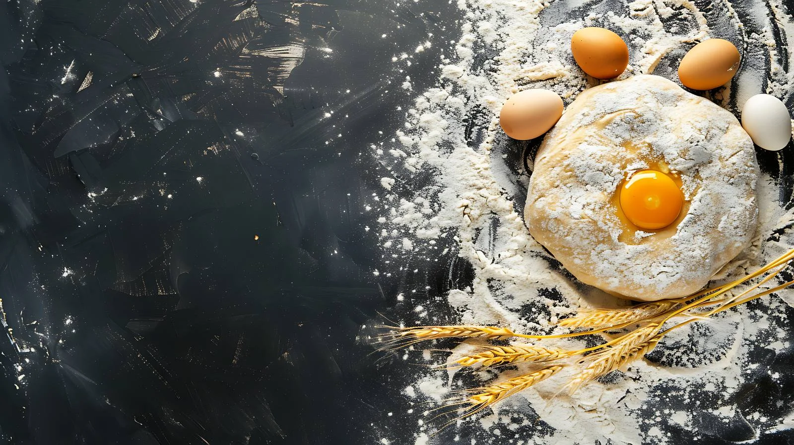 Raw Dough and Eggs Preparation — free download from Dotvec