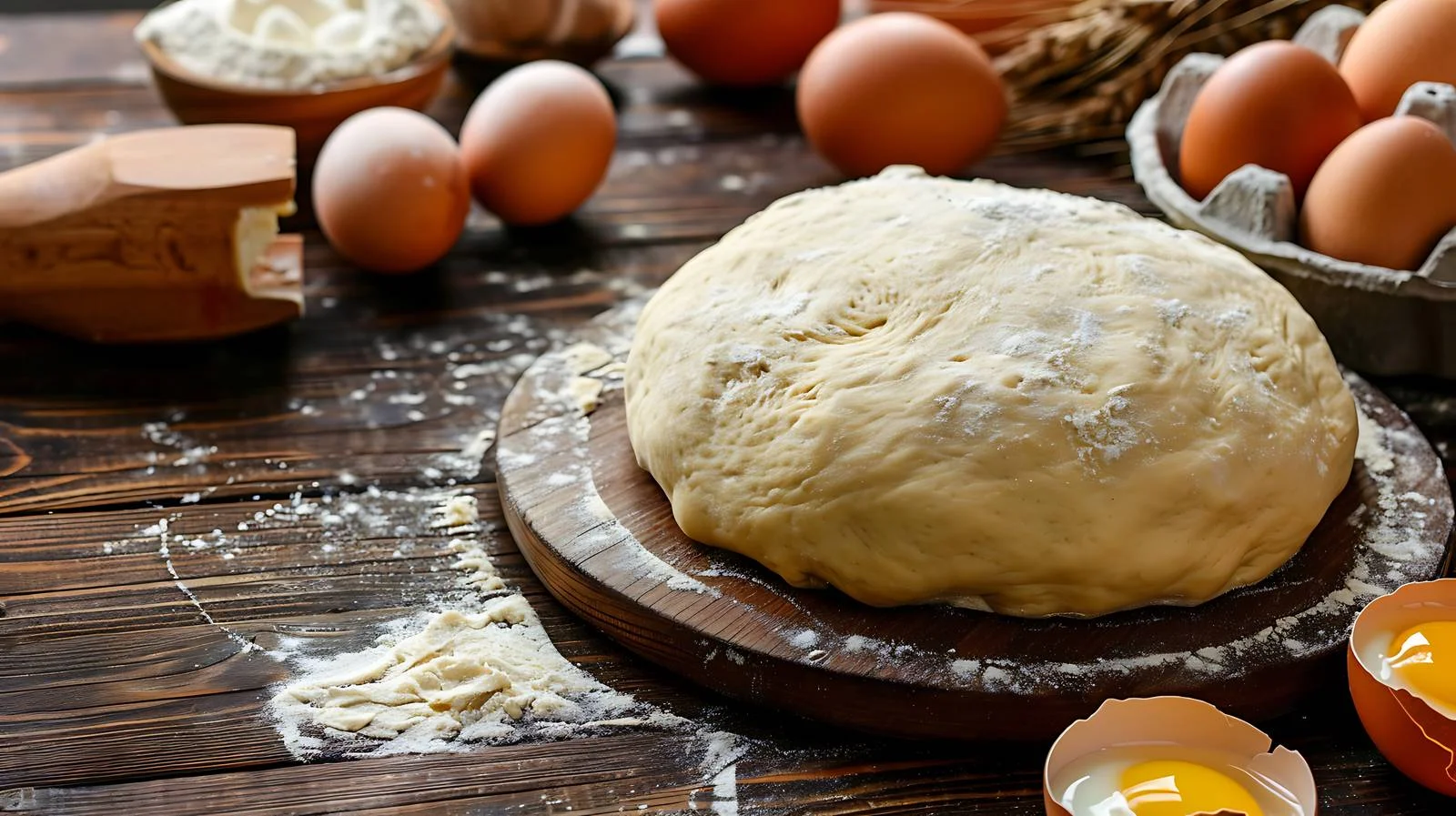 Fresh Dough for Bread or Pizza — free download from Dotvec