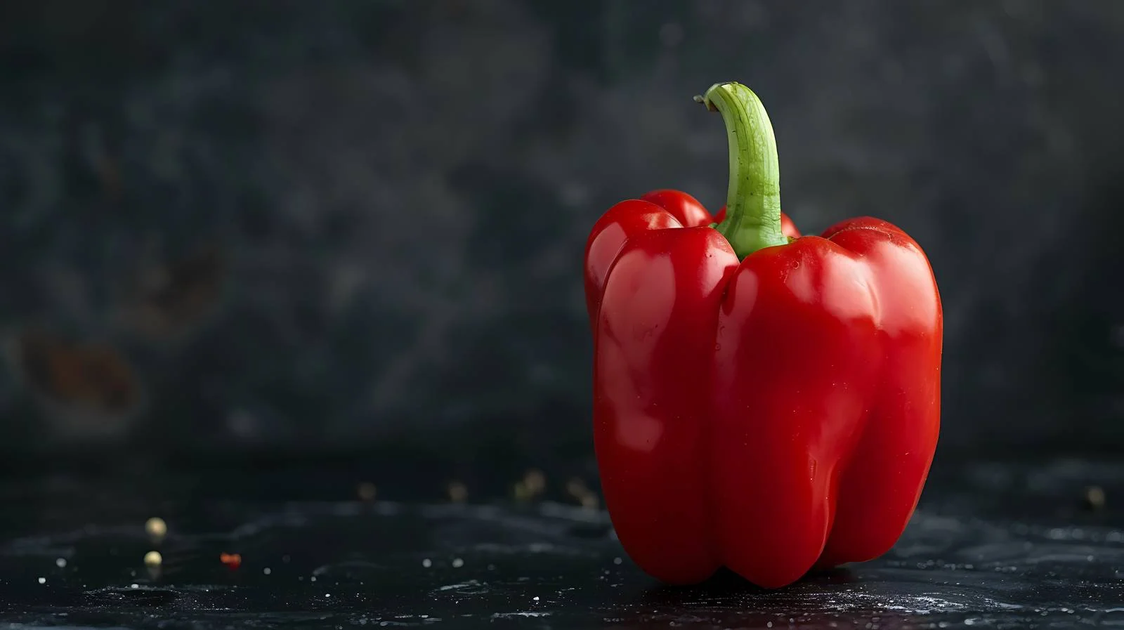 Vibrant Red Pepper on Black Background — free download from Dotvec