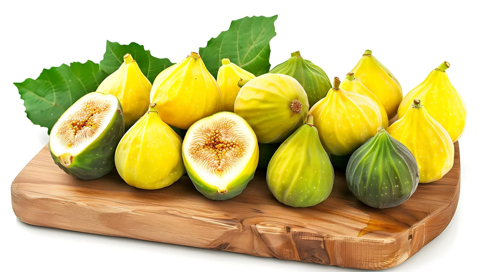 Vibrant ripe figs on wooden display — free download from Dotvec