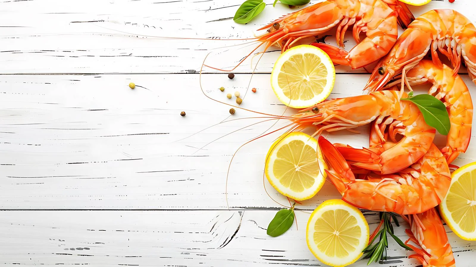 Elegant Shrimp Lemon Showcase — free download from Dotvec