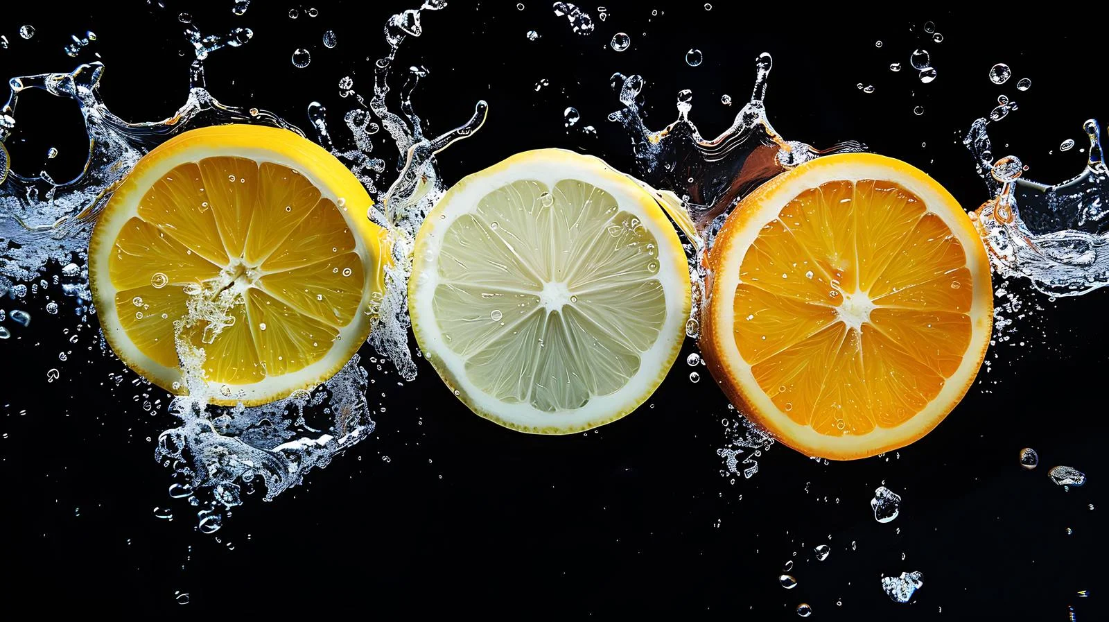 Citrus Splash in Fresh Water — free download from Dotvec