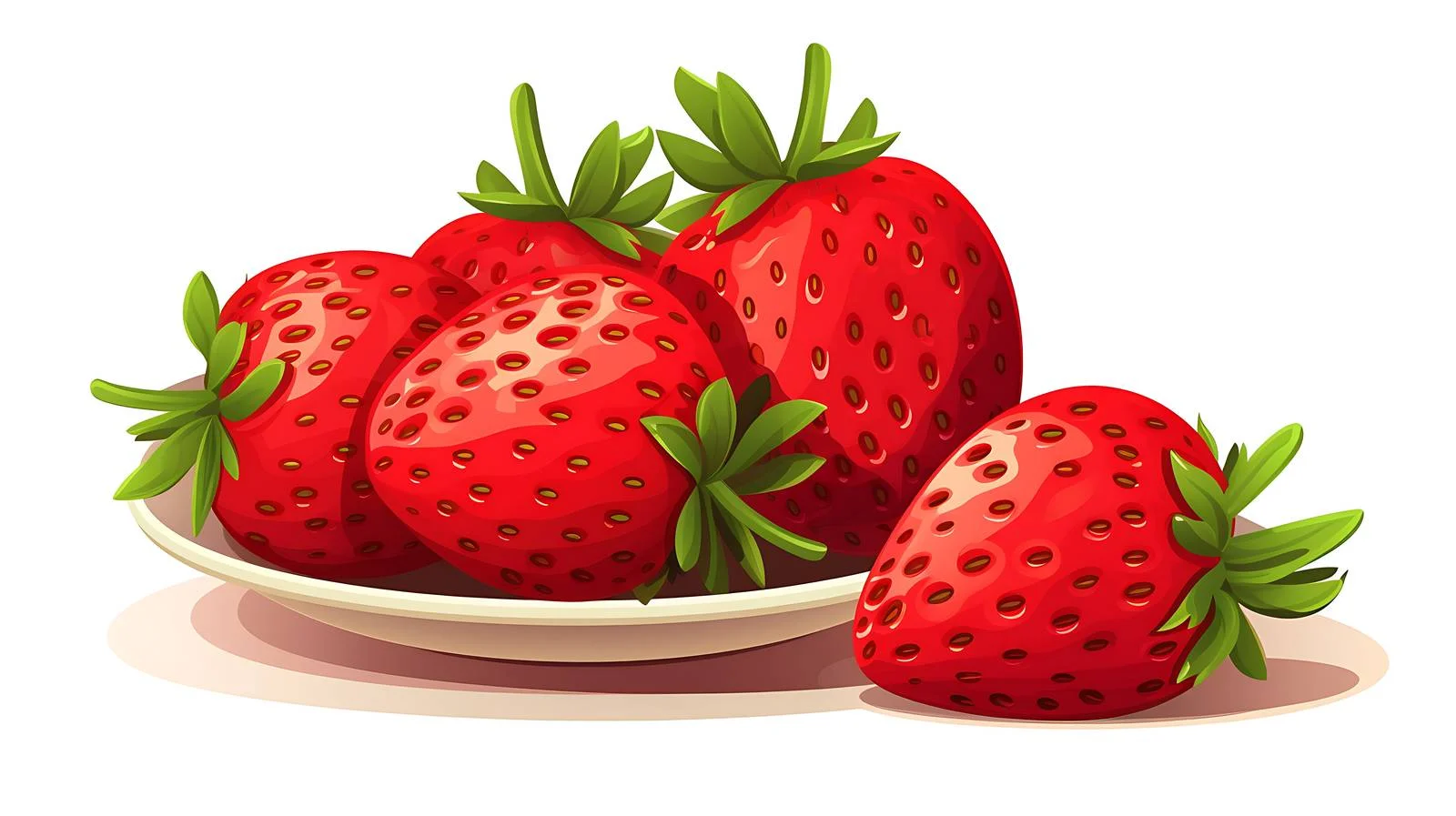 Vibrant Fresh Strawberries: Sweet and Healthy — free download from Dotvec