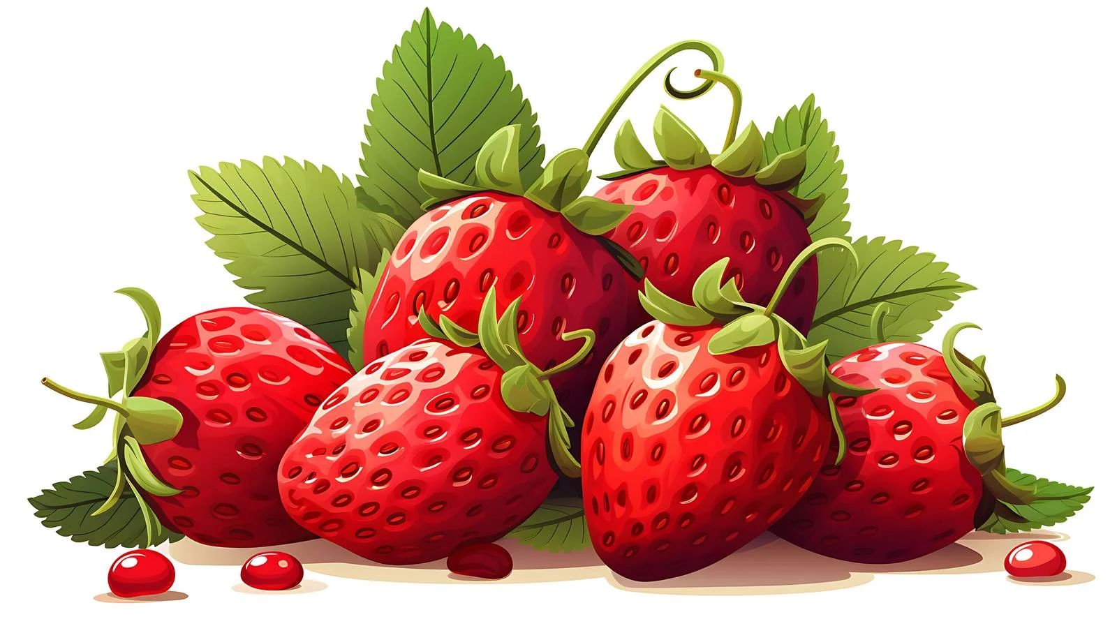 Vibrant Fresh Strawberries: Healthy Red Delight — free download from Dotvec