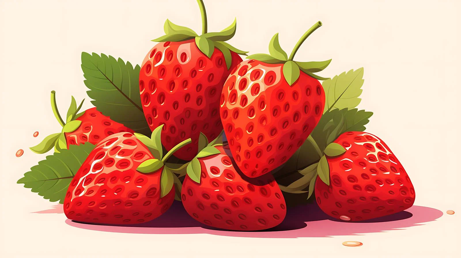 Juicy Red Strawberries - Healthy Delight — free download from Dotvec
