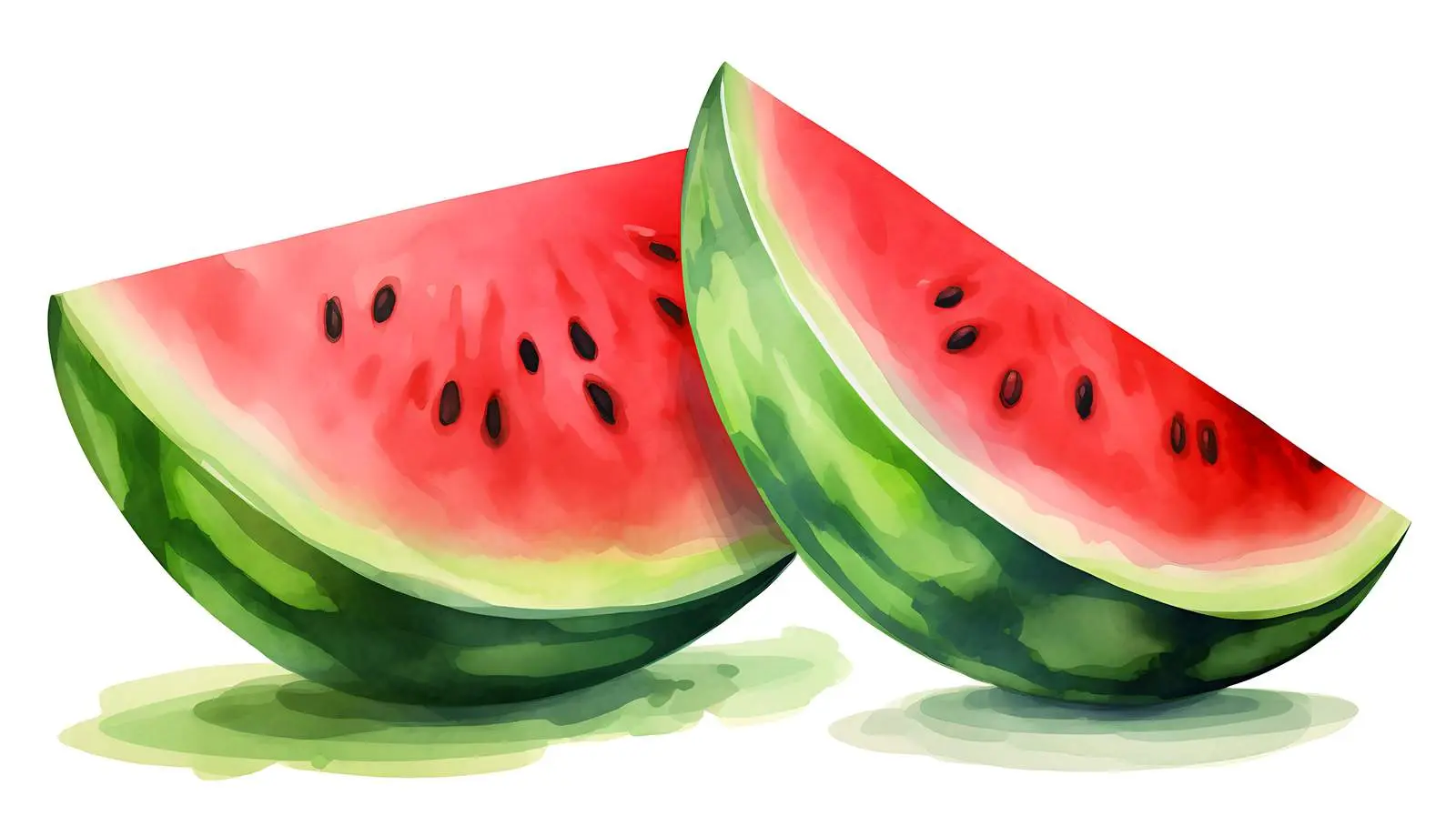 Fresh Watermelon Half Isolated on White — free download from Dotvec