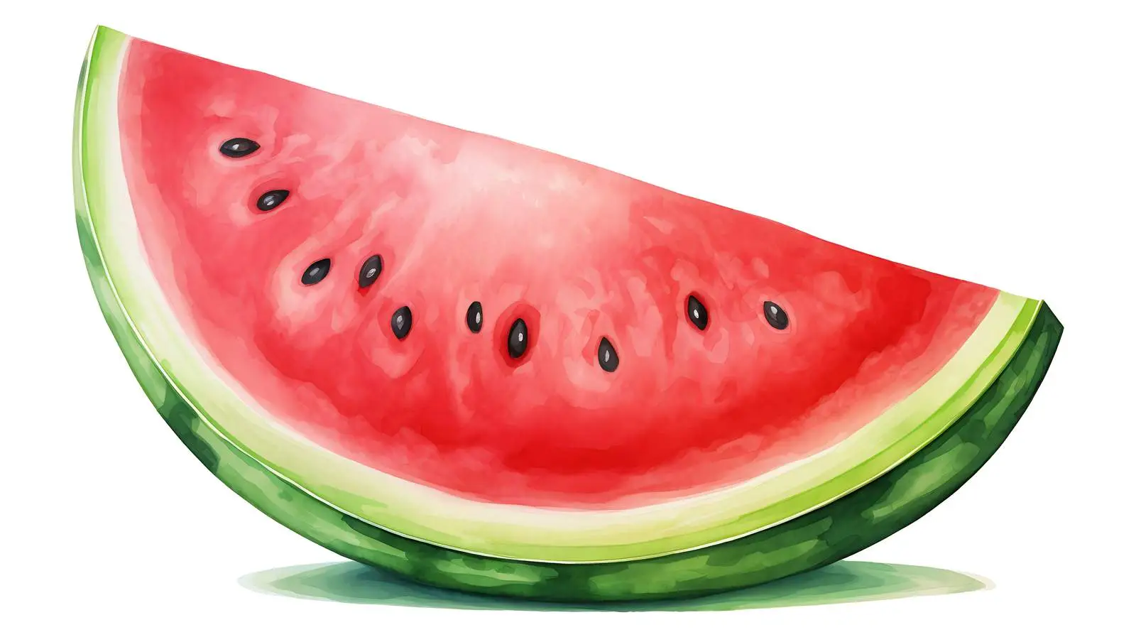 Fresh Watermelon Half on White Background — free download from Dotvec