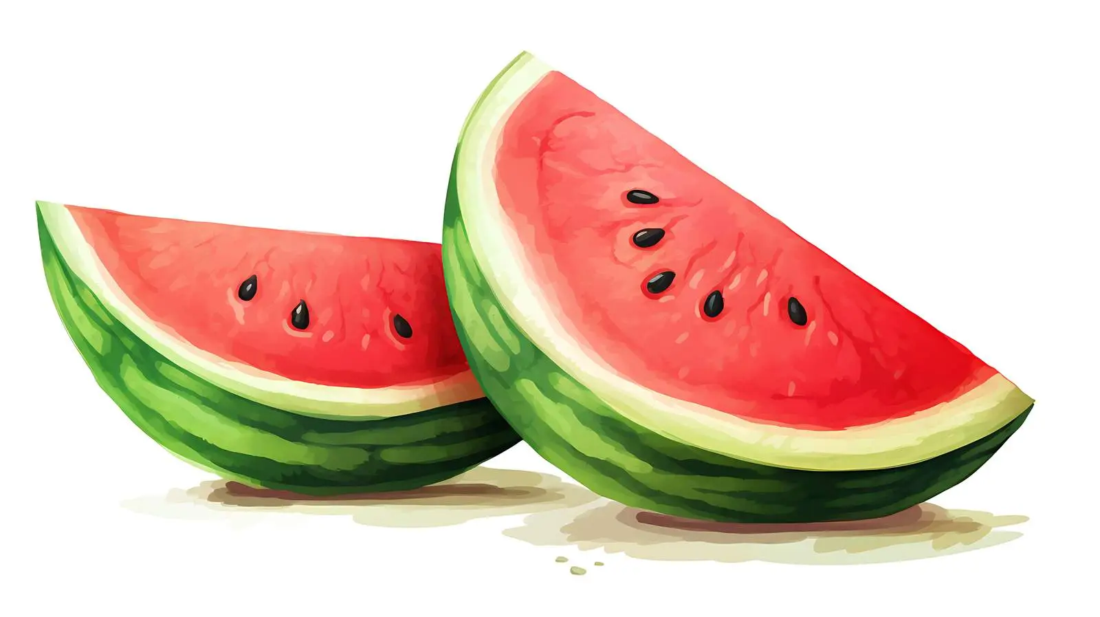 Watermelon Slice on White Background — free download from Dotvec