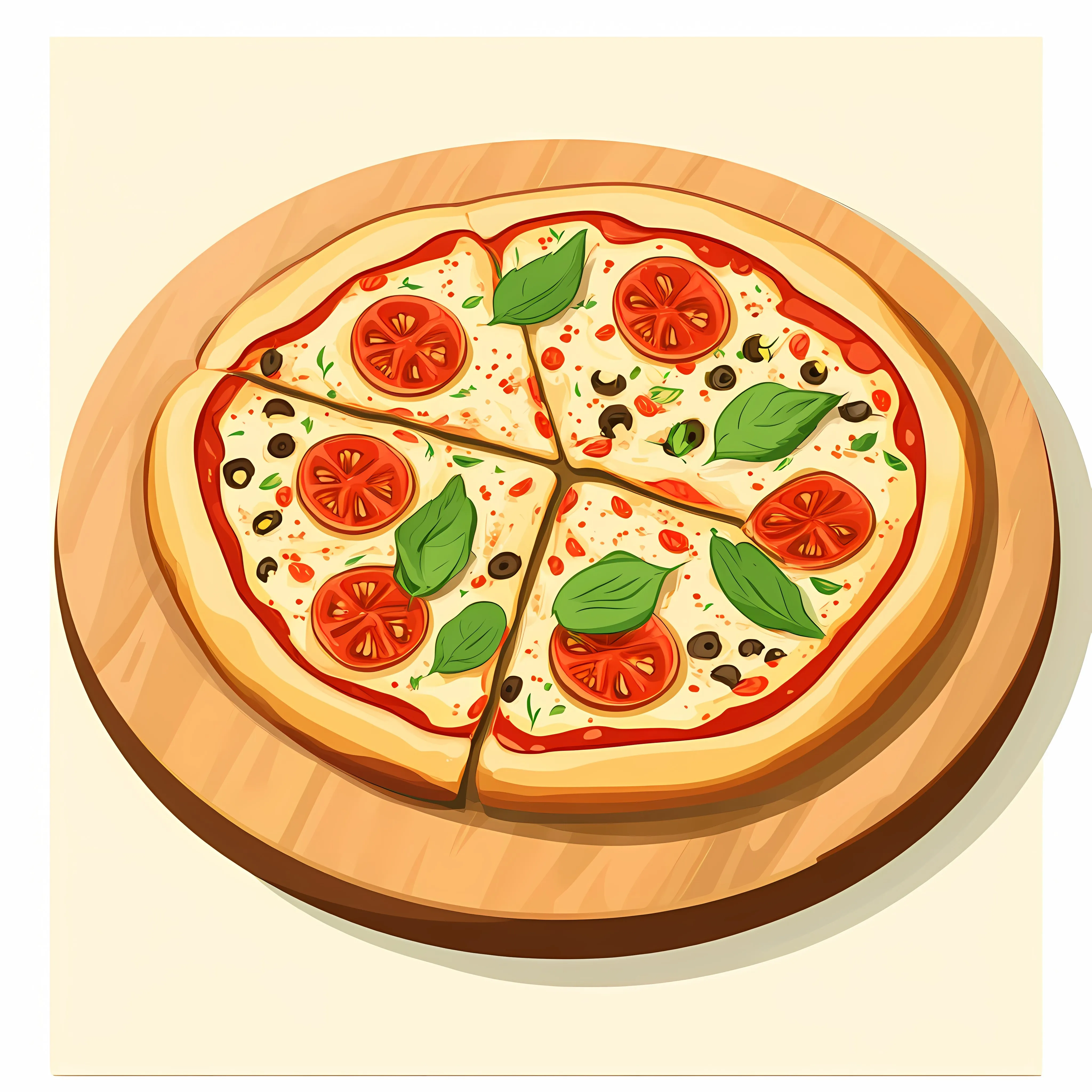 Freshly Baked Pizza on Wooden Table — free download from Dotvec