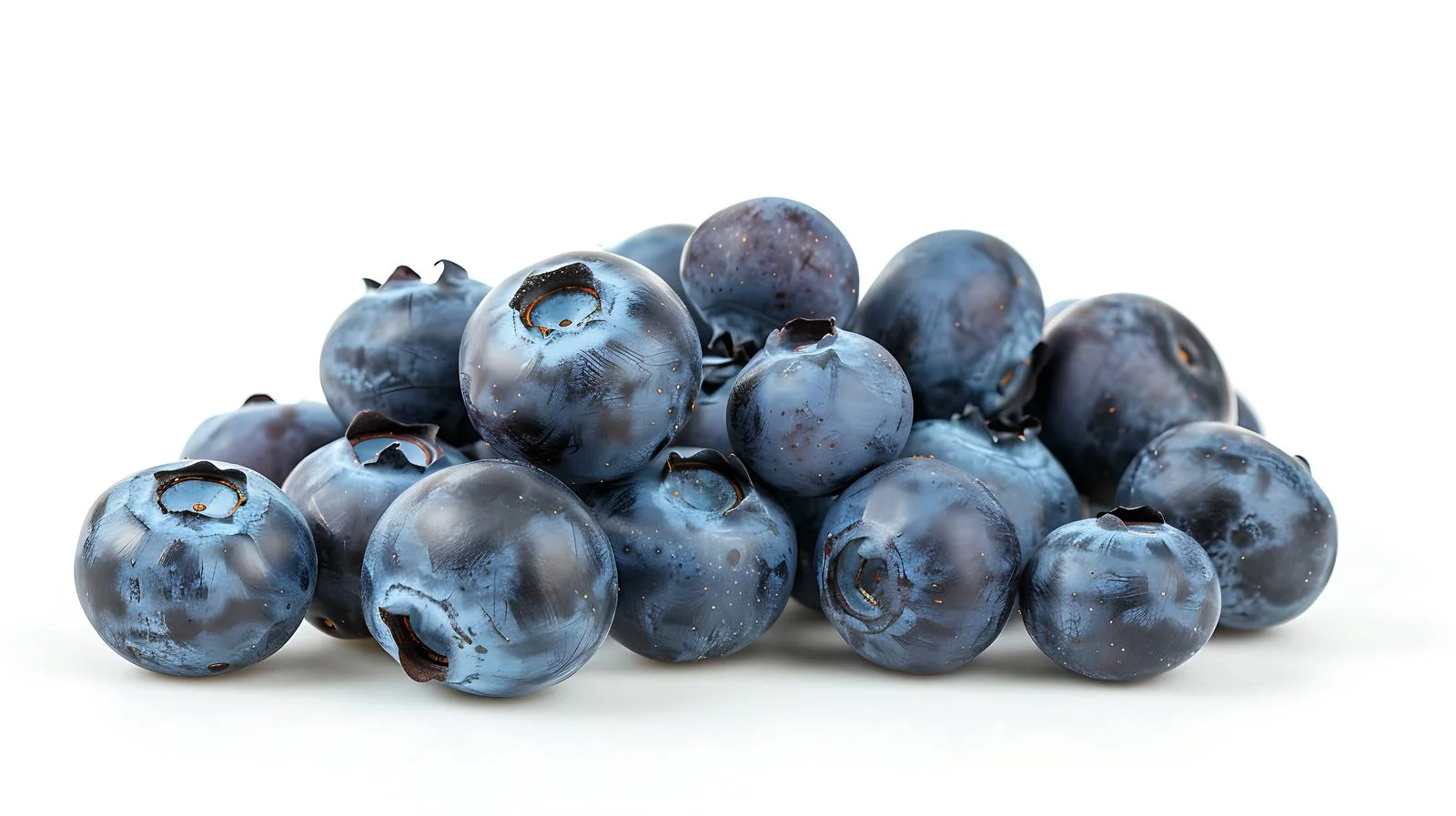 Vibrant Blueberries on White Background — free download from Dotvec