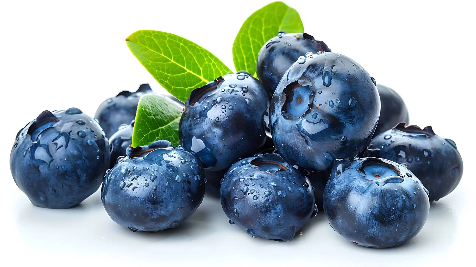 Vibrant Blueberries on White Background — free download from Dotvec