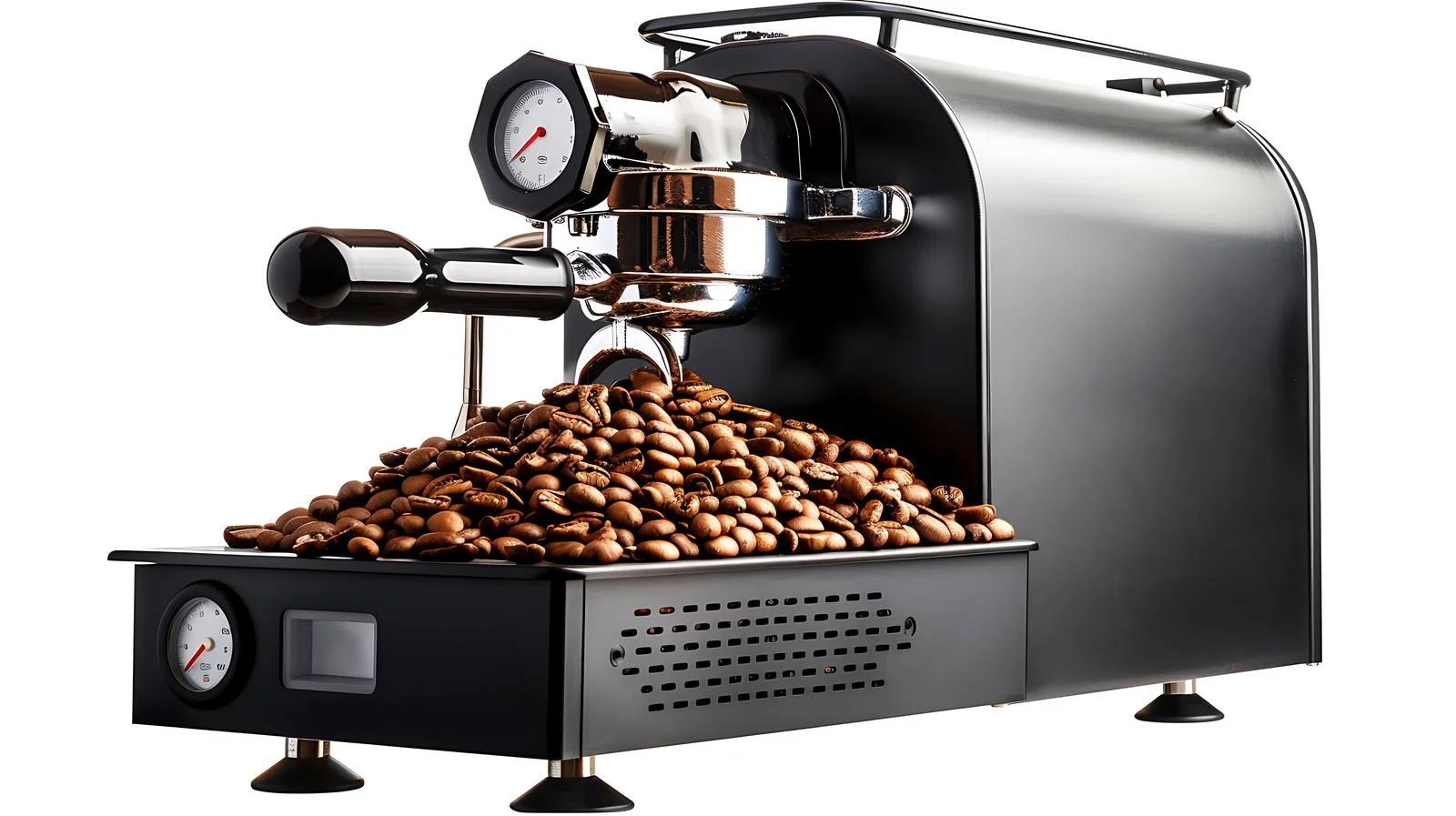 Exquisite display of fresh roasted coffee beans — free download from Dotvec