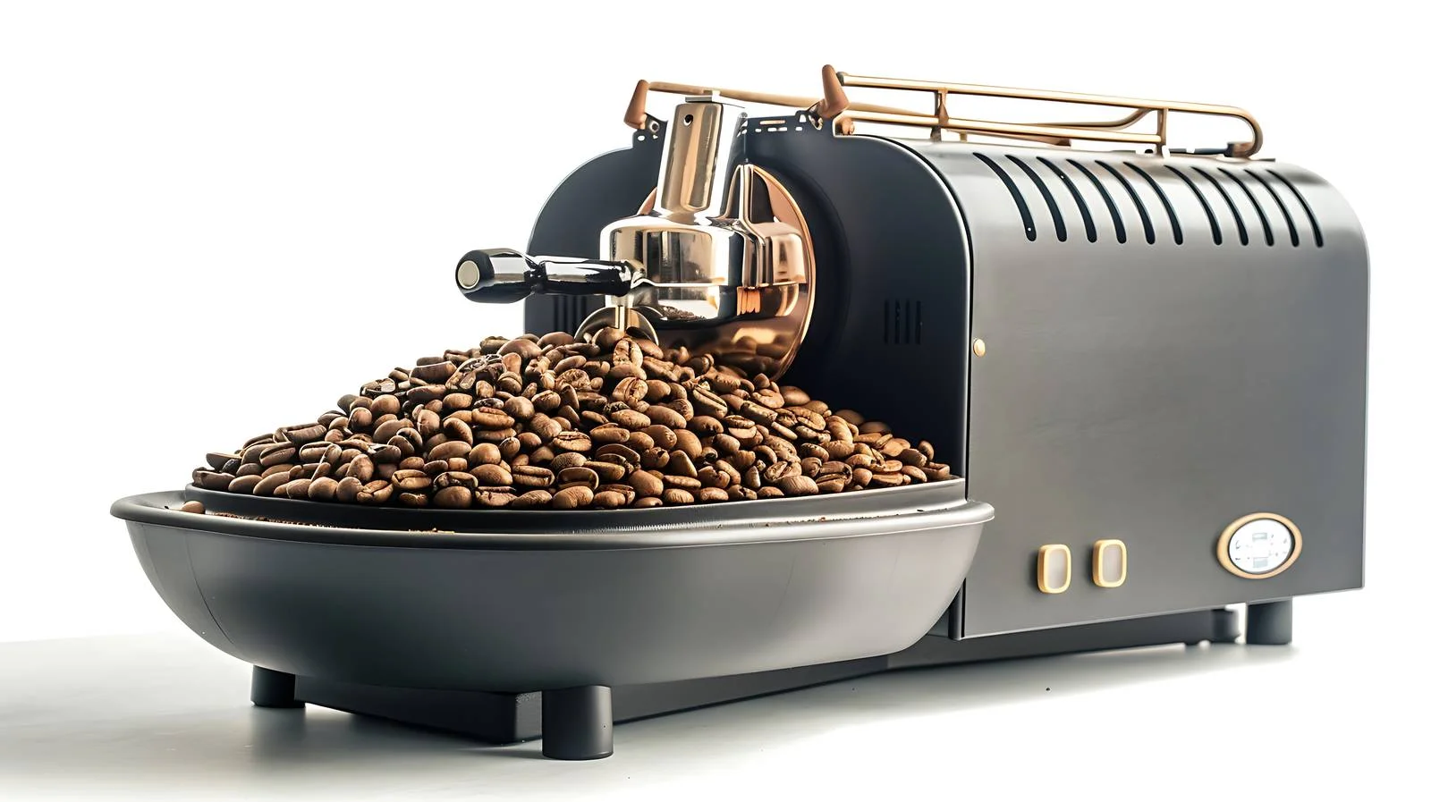 Gourmet roasted coffee beans presentation — free download from Dotvec