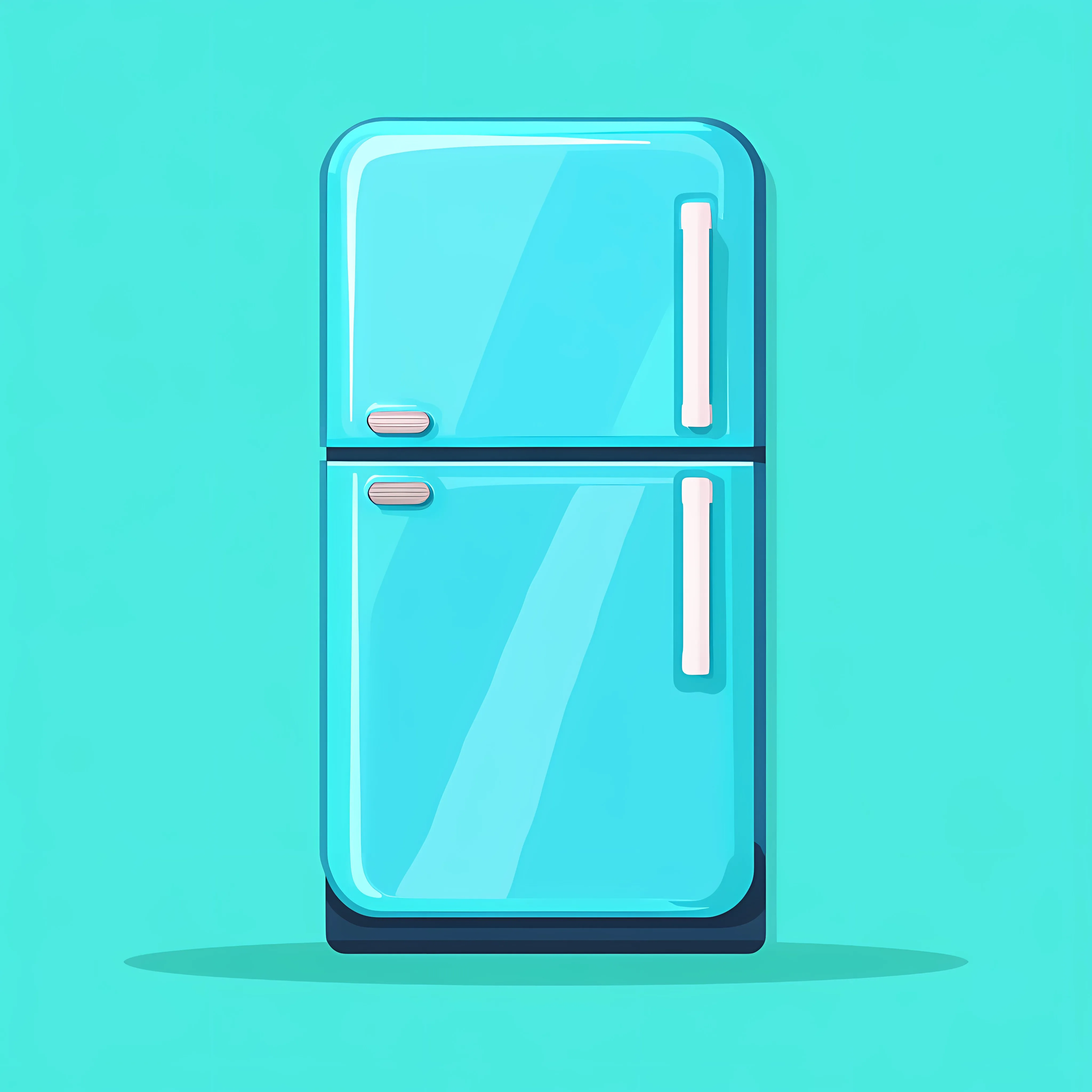 Flat Vector Illustration of Fridge Appliance — free download from Dotvec