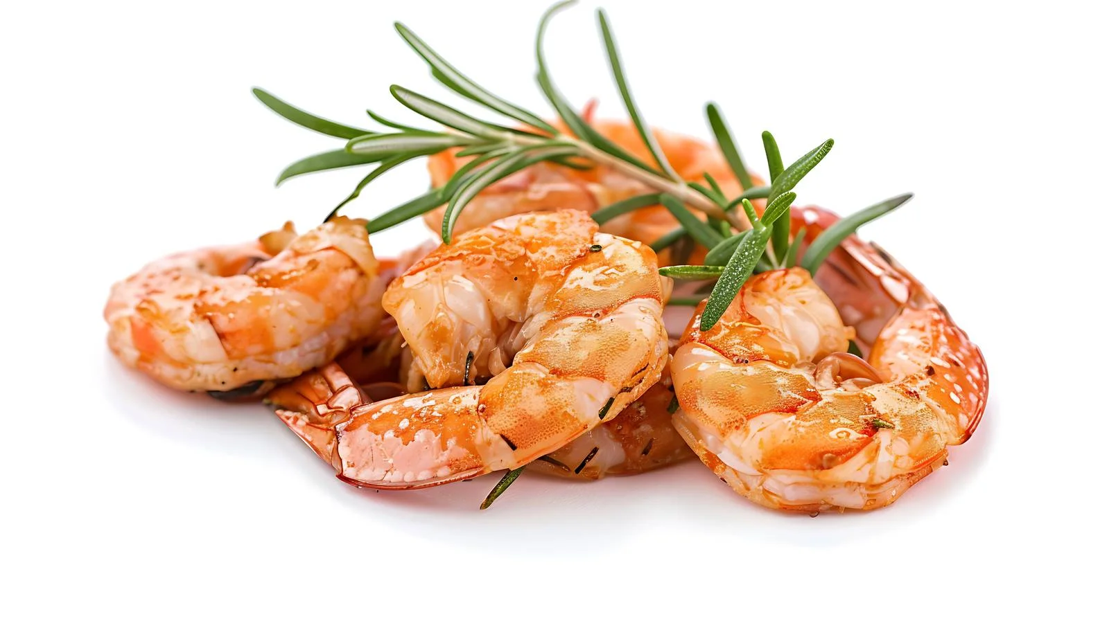 Succulent Fried Prawns with Rosemary – free prawn image from Dotvec