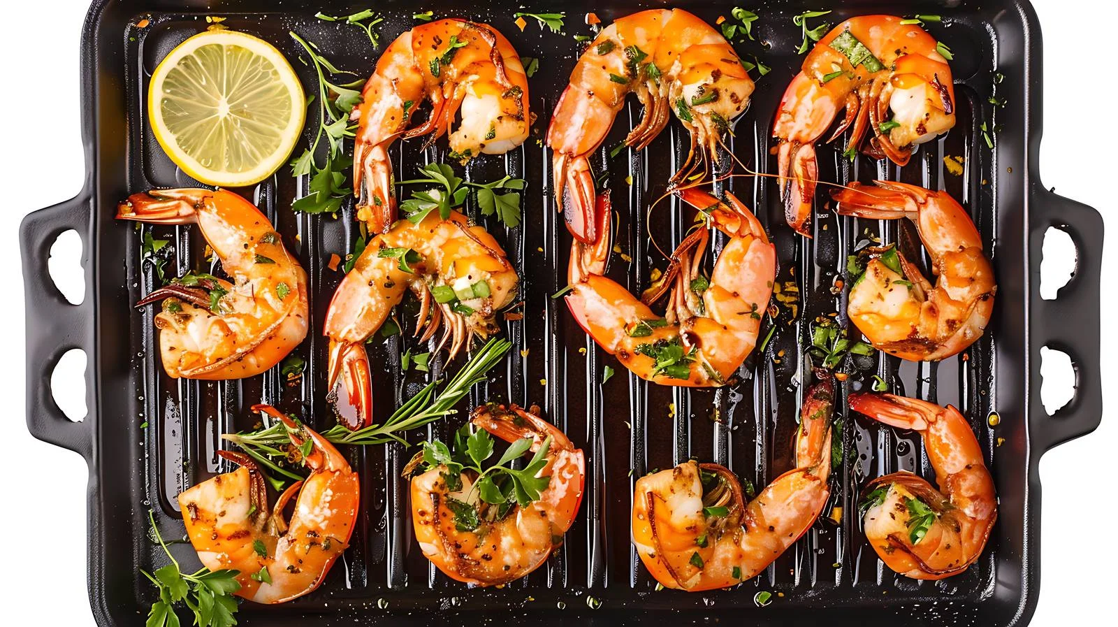 Gourmet Grilled Shrimp with Fresh Herbs — free download from Dotvec