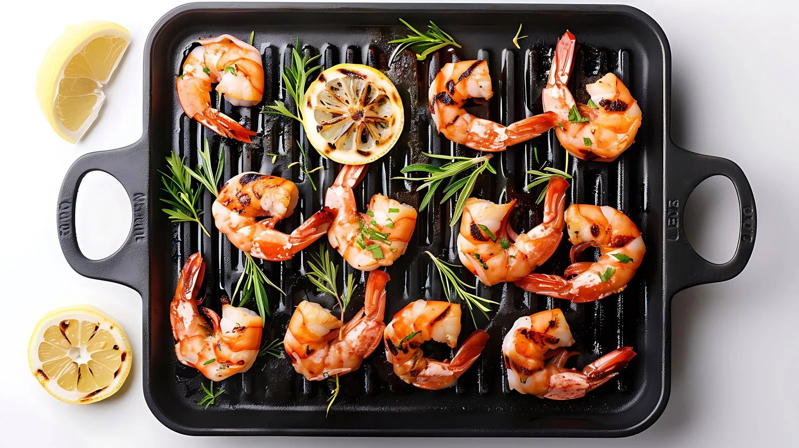 Sizzling Shrimp Cooked with Fresh Ingredients — free download from Dotvec