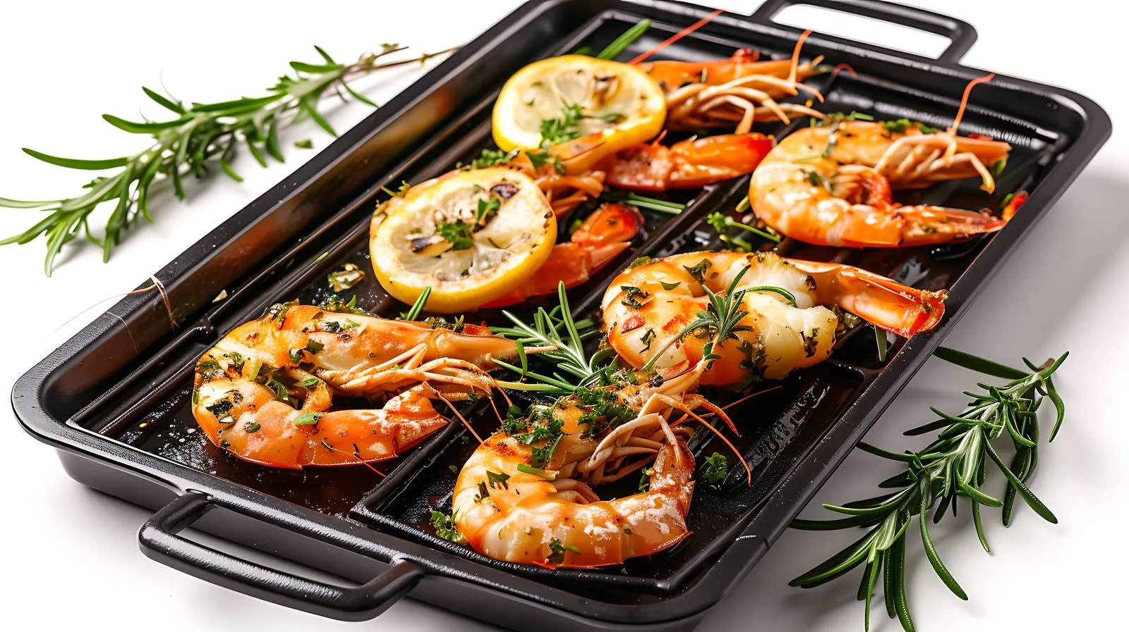 Grilled Shrimp with Herbs and Lemon — free download from Dotvec