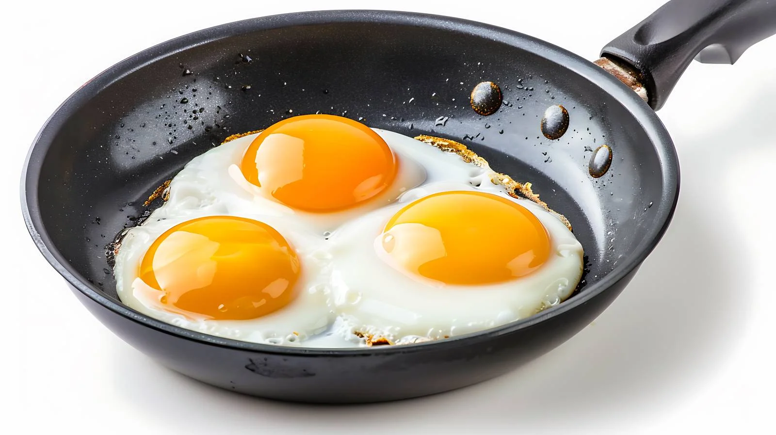 Sizzling Fried Eggs in Pan Close-Up — free download from Dotvec