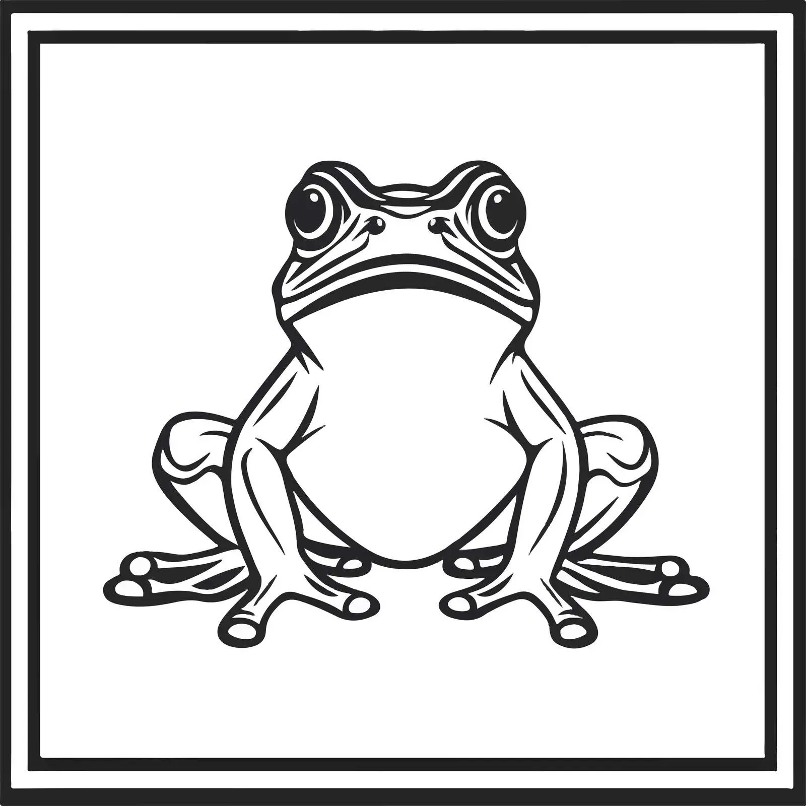 Frog Vector Illustration for Graphic Design — free download from Dotvec