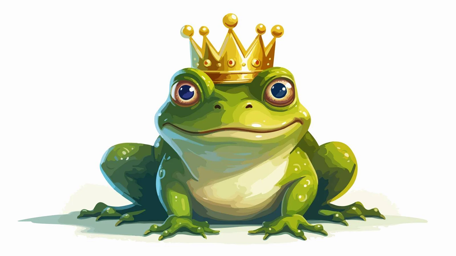 Frog Prince Cartoon Stock Illustration — free download from Dotvec