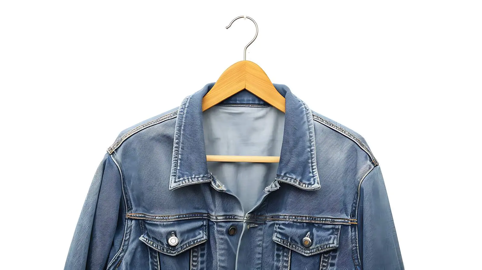 Trendy Blue Jeans and T-Shirt on Hanger — free download from Dotvec