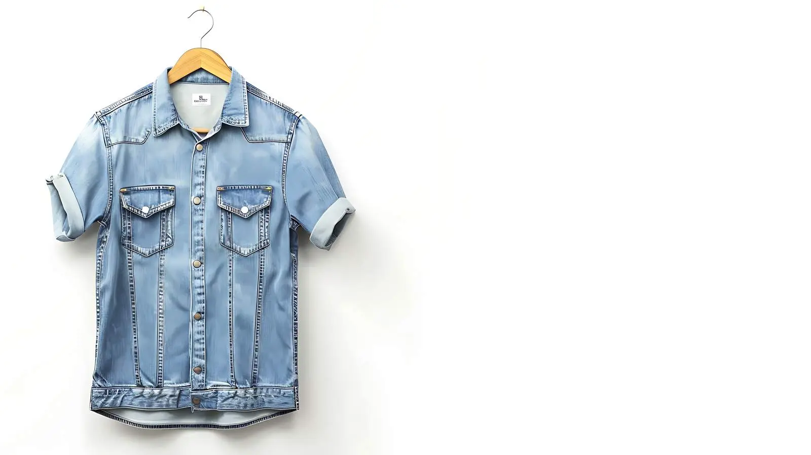 Trendy Blue Jeans and T-Shirt on Hanger — free download from Dotvec