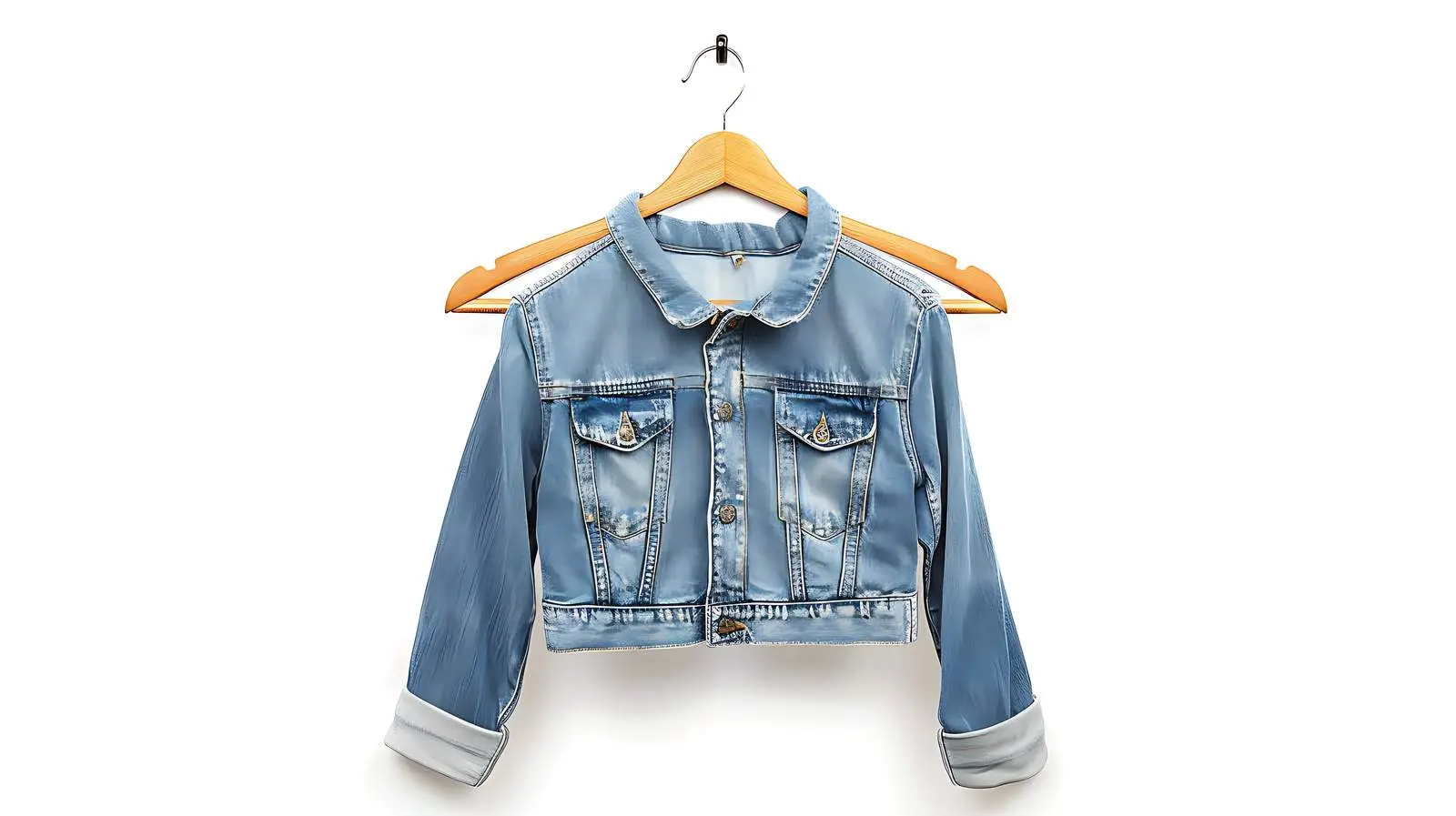 Trendy Blue Jeans and T-Shirt on Hanger — free download from Dotvec