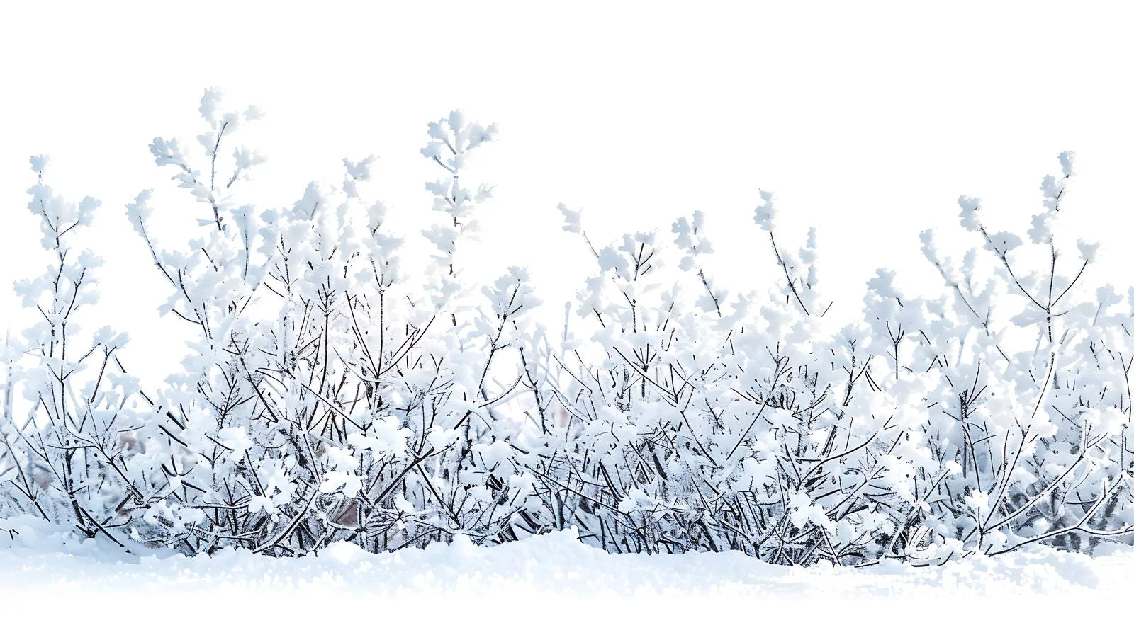 Winter Wonderland: Snow-Covered Tree Branches — free download from Dotvec
