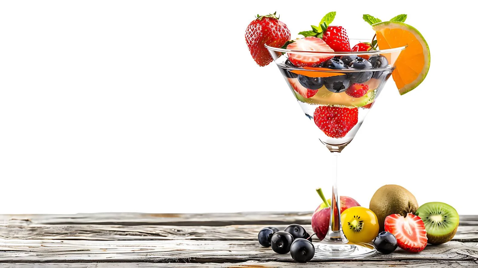 Exotic Fruit Cocktail Presentation — free download from Dotvec