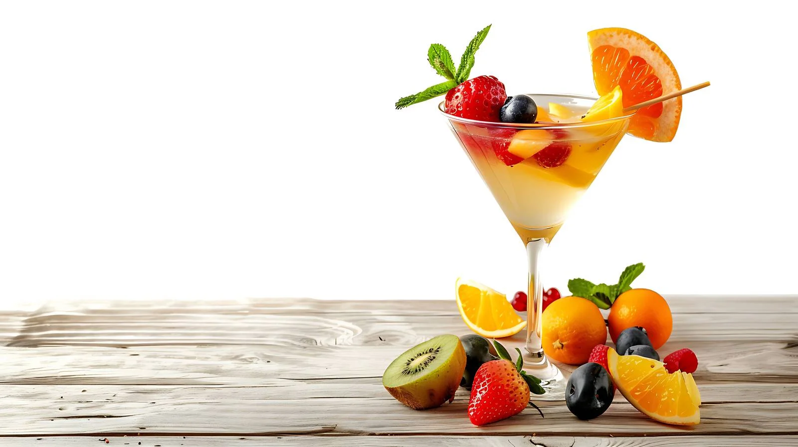 Exquisite Fruit Cocktail Display — free download from Dotvec
