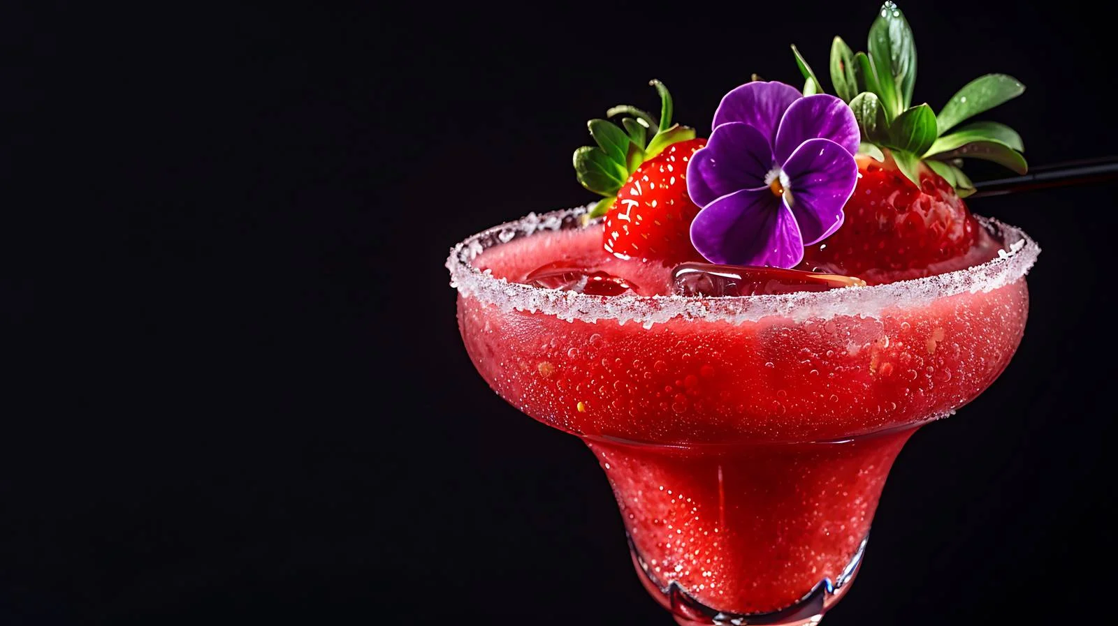 Chilled Strawberry Margarita Cocktail — free download from Dotvec