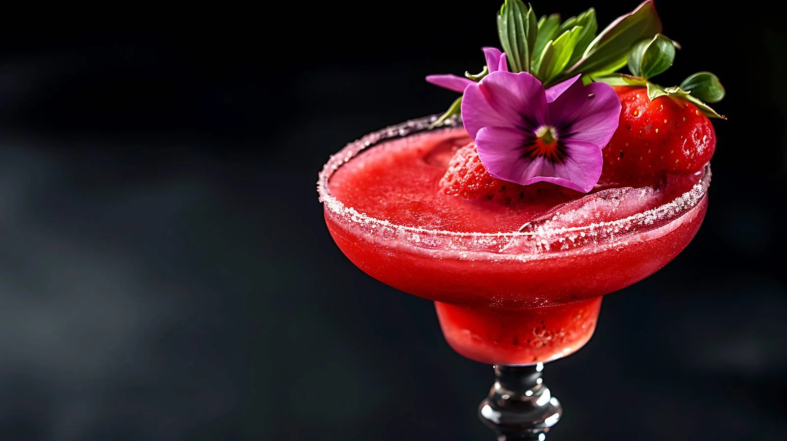 Chilled Strawberry Margarita Cocktail — free download from Dotvec