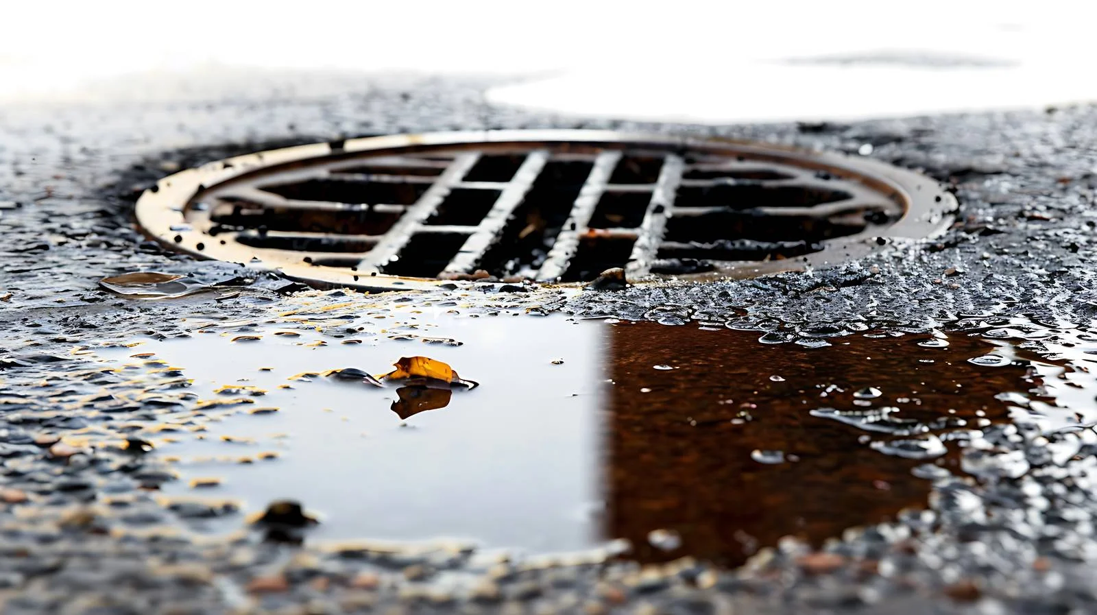 Spilled fuel and lubricants after vehicle accident — free download from Dotvec