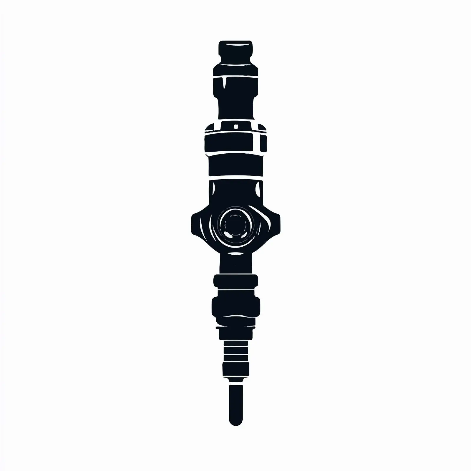 Fuel Injector Silhouette Vector Illustration — free download from Dotvec