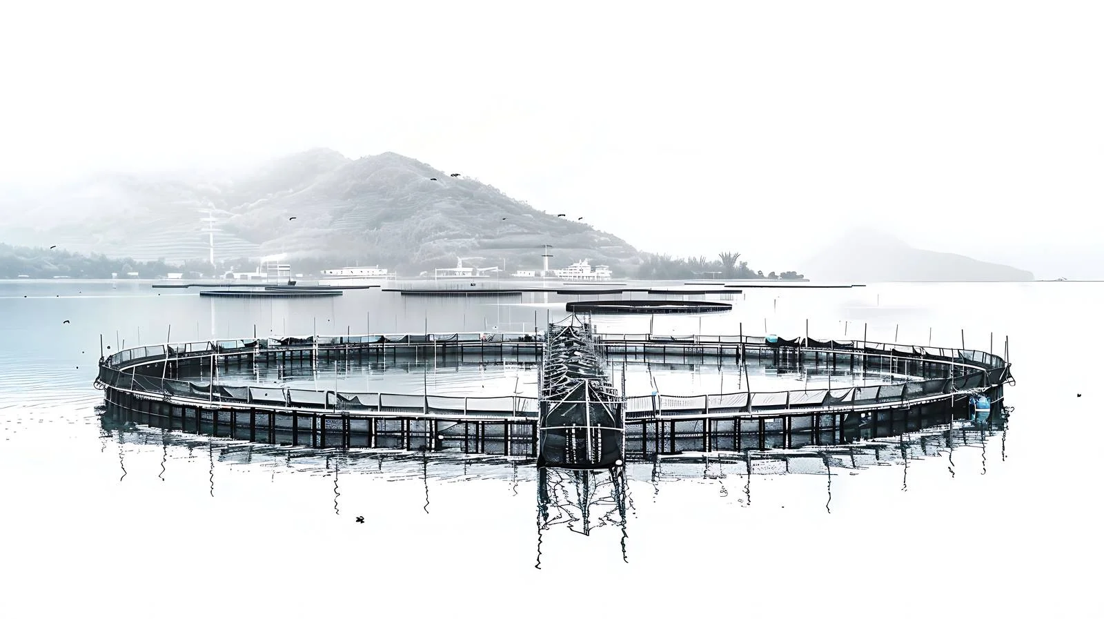 Fujian Xiapu Aquaculture Scenery — free download from Dotvec