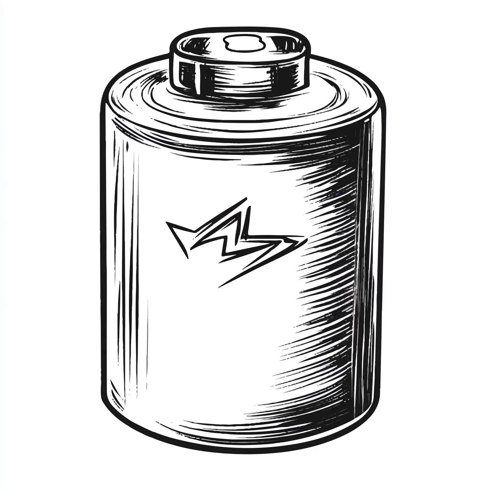 Full Battery Icon in Cartoon Style — free download from Dotvec