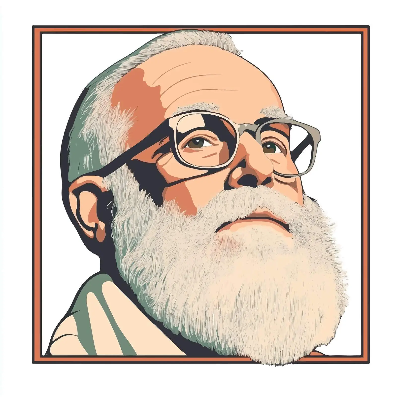 Flat Vector Illustration of Santa Claus — free download from Dotvec