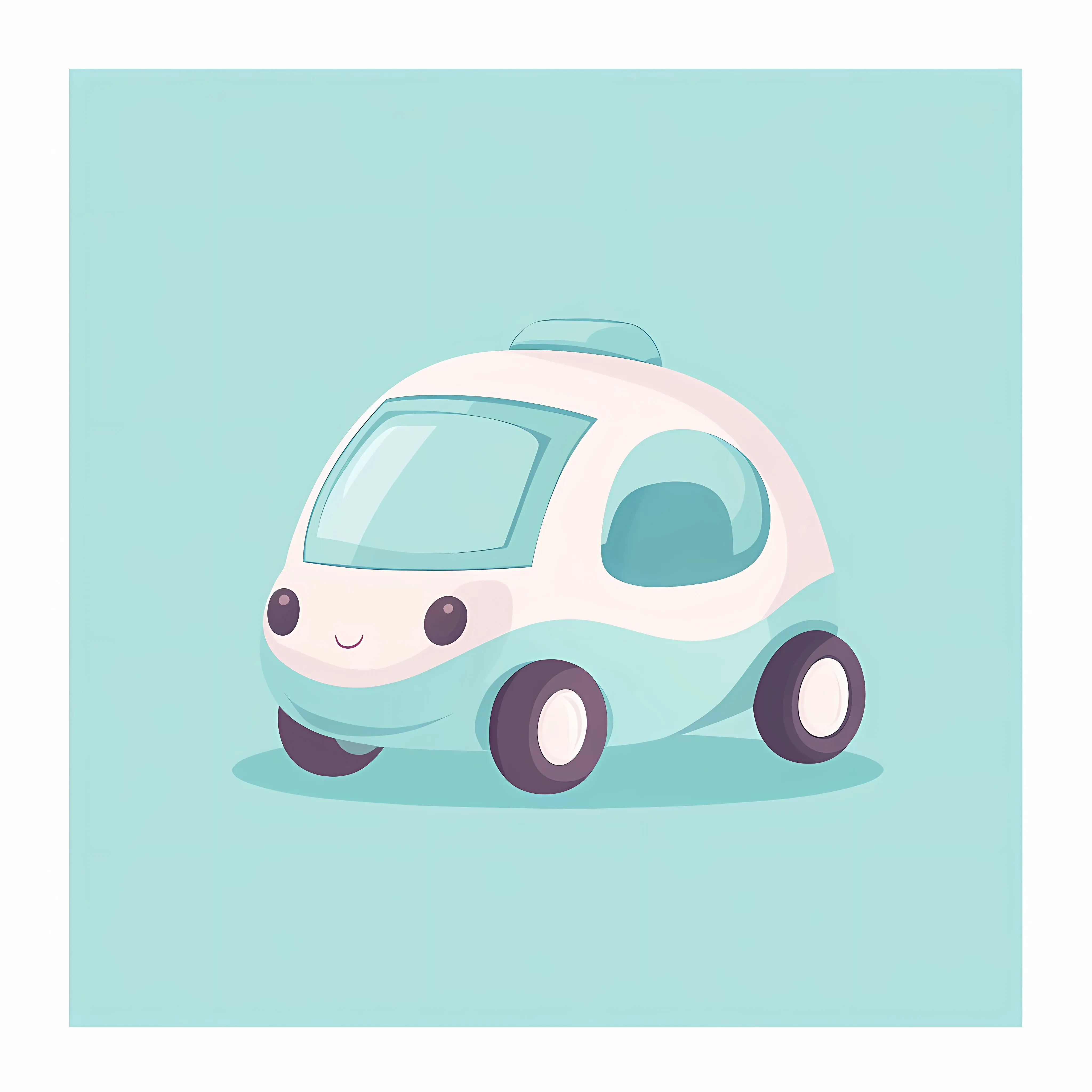 Fun Cartoon Little Car Toy Vector Illustration — free download from Dotvec