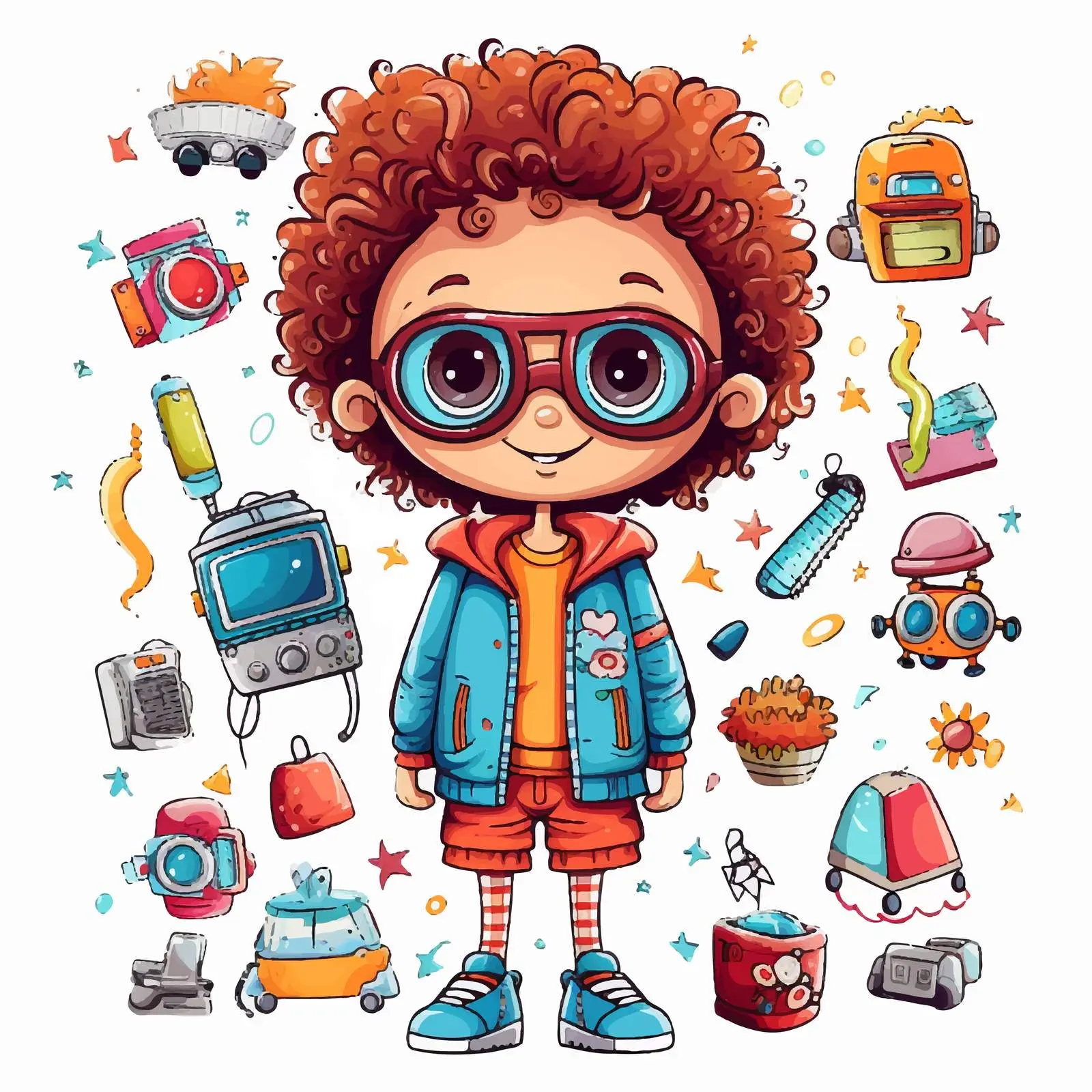 Fashionable Child Costume for Kids — free download from Dotvec