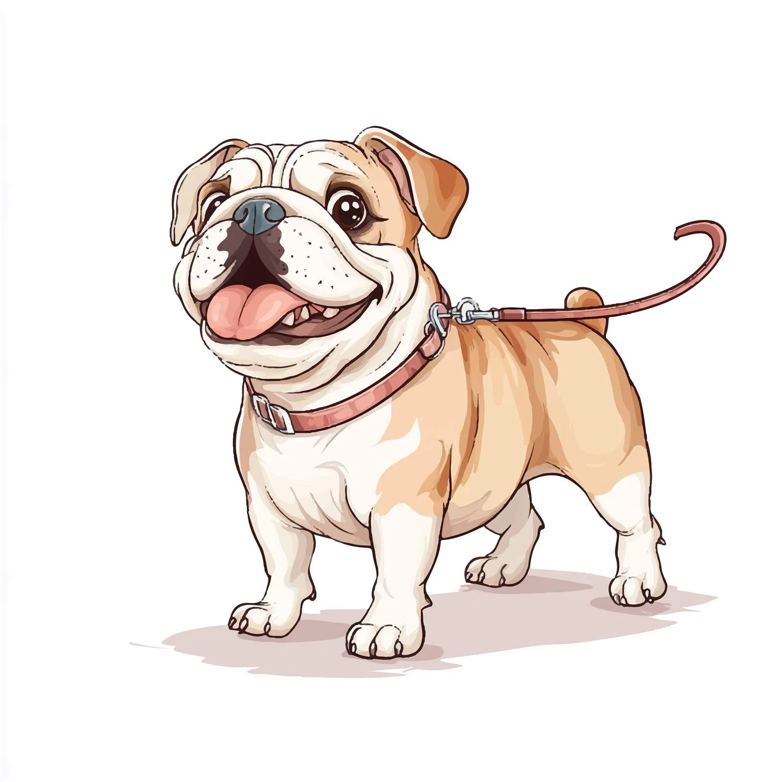 Escaped Dog on a Torn Leash — free download from Dotvec