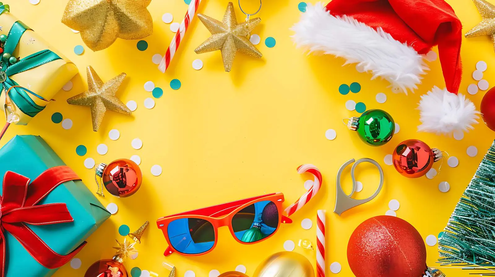 Funny New Year and Christmas Accessories – free funny image from Dotvec