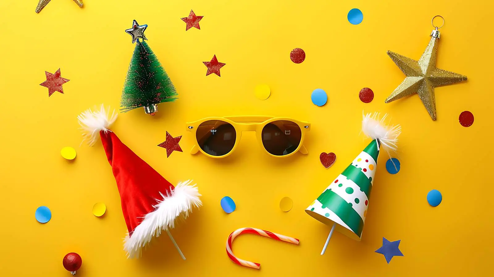 Funny New Year Christmas Accessories for Winter Holidays – free funny image from Dotvec