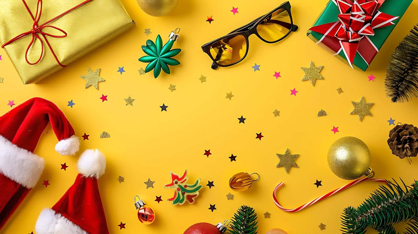 Funny New Year and Christmas Accessories – free funny image from Dotvec