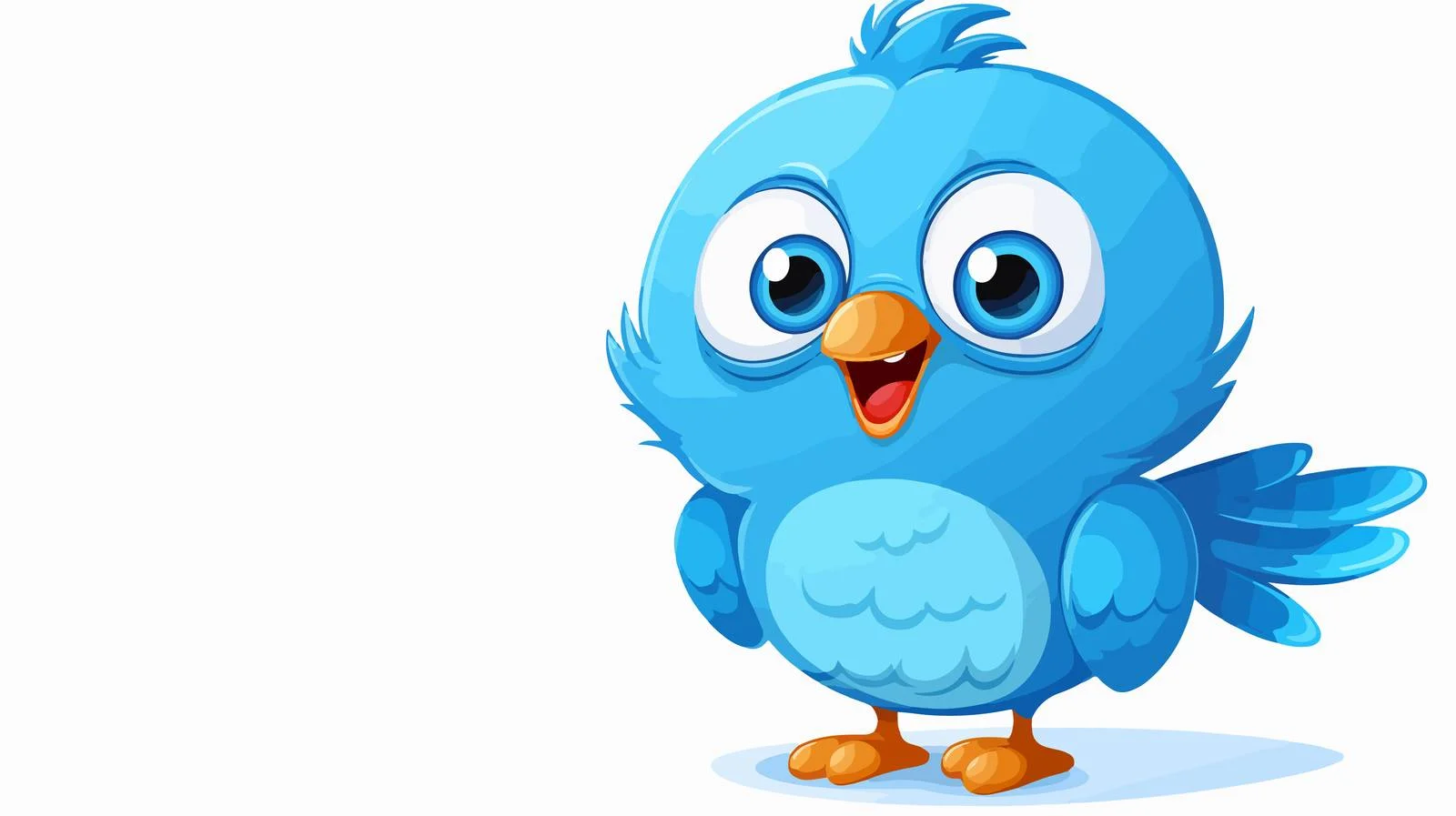 Hilarious Bird Speech Bubble Cartoon Vector — free download from Dotvec