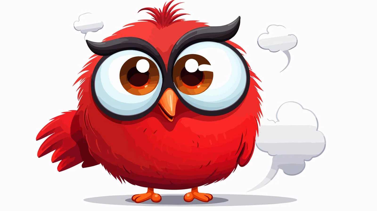 Whimsical Bird with Speech Bubble Vector — free download from Dotvec