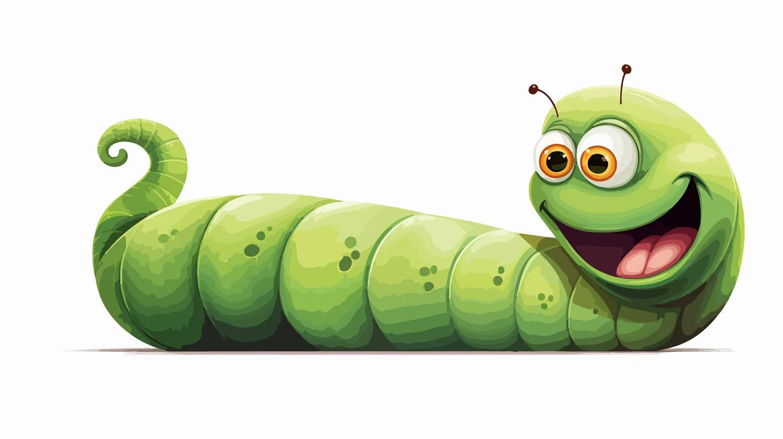 Whimsical Caterpillar Stock Illustration — free download from Dotvec