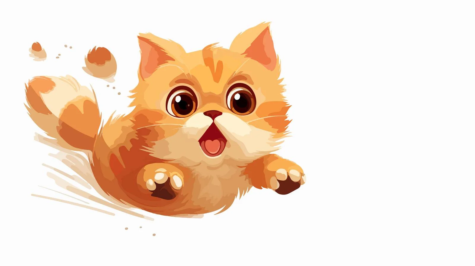 Comical Cat Cartoon Illustration — free download from Dotvec