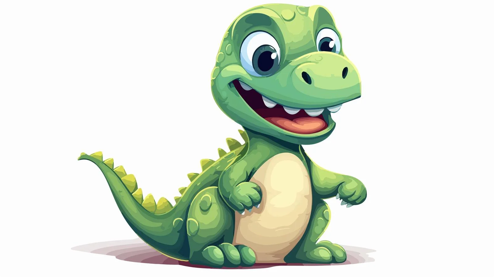 Whimsical Dinosaur Vector Illustration — free download from Dotvec
